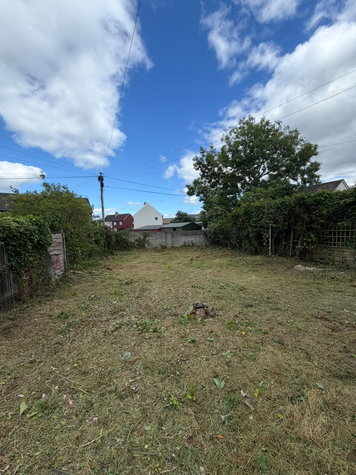 Full back garden clearance, Highlands, after